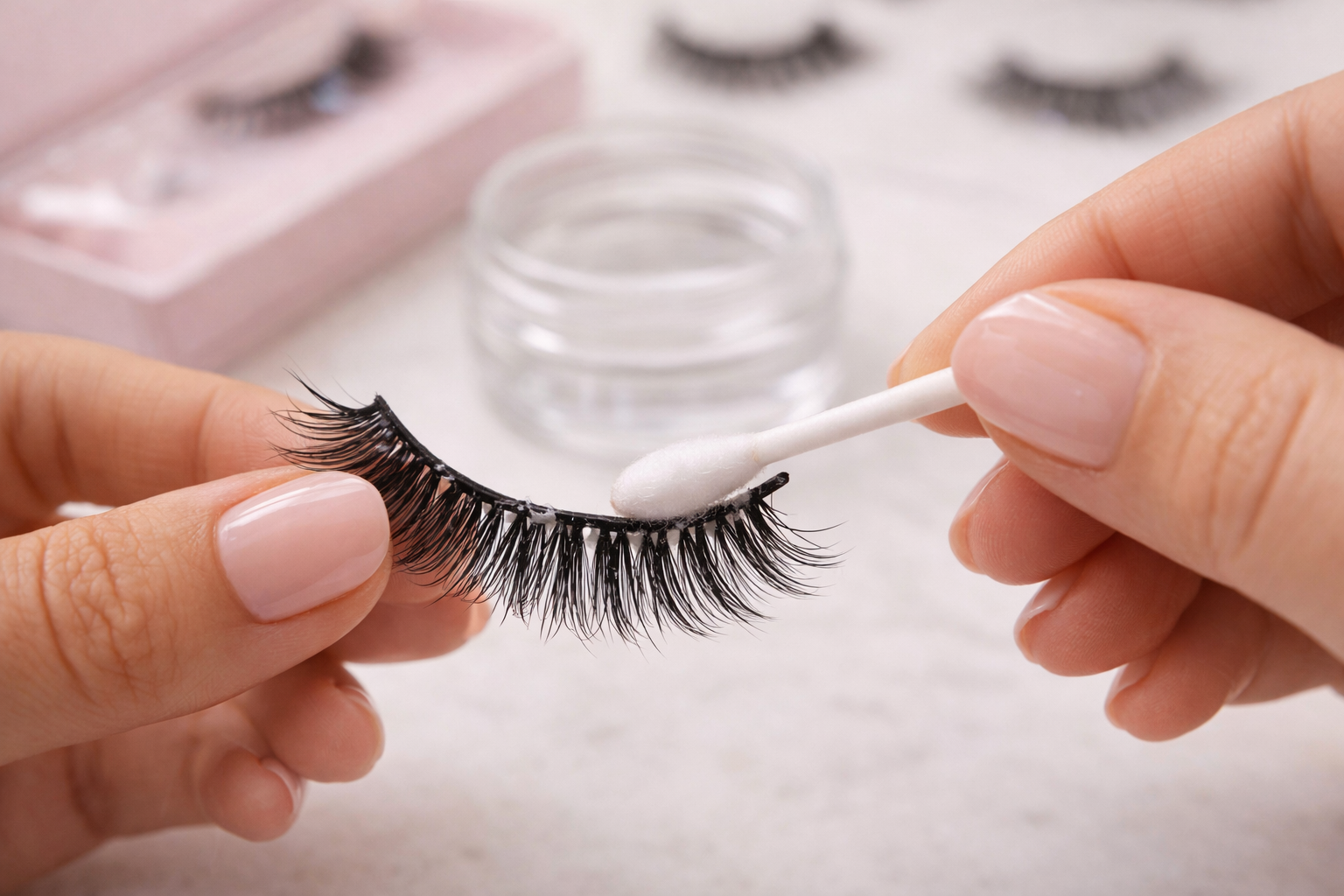 Comment nettoyer des faux cils ?